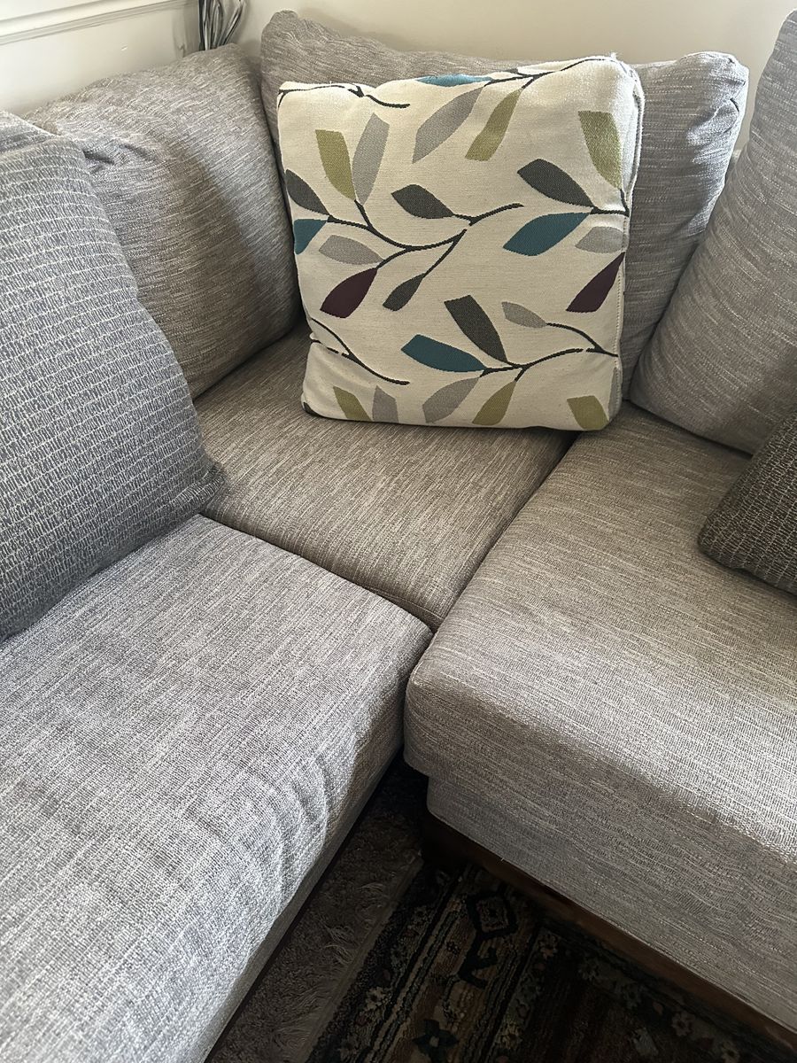 Franklin Hannigan Fog sectonal couch