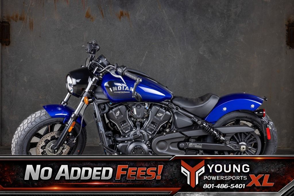 2025 Indian Motorcycle® Scout® Bobber Limited +Tech Spirit Blue Metallic