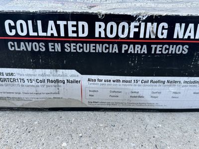 Grip-Rite Collated Roofing Nails 15 Degree Coil Box