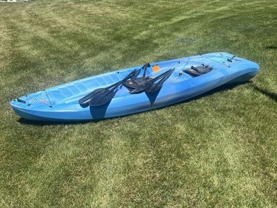 Lifetime Envoy - Blue Kayak with Paddles - Ready for Water Adventures!