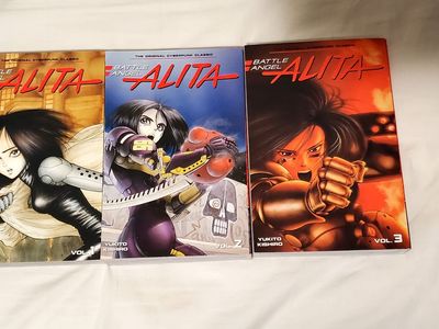 Battle Angel Alita - Manga Books 1-3
