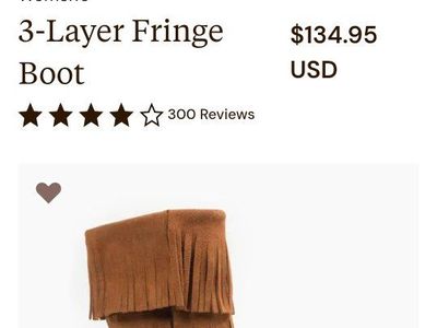 Minnetonka Women's 3-Layer Fringe Boot sz 7