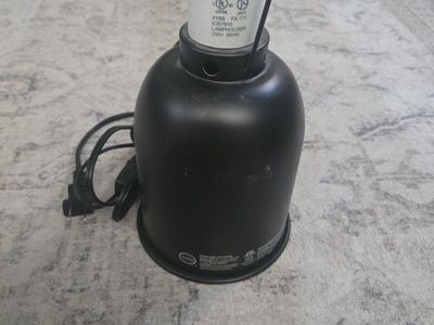 Thrive Black heat or uvb Lamp 250V 660W Heat Lamp Fixture