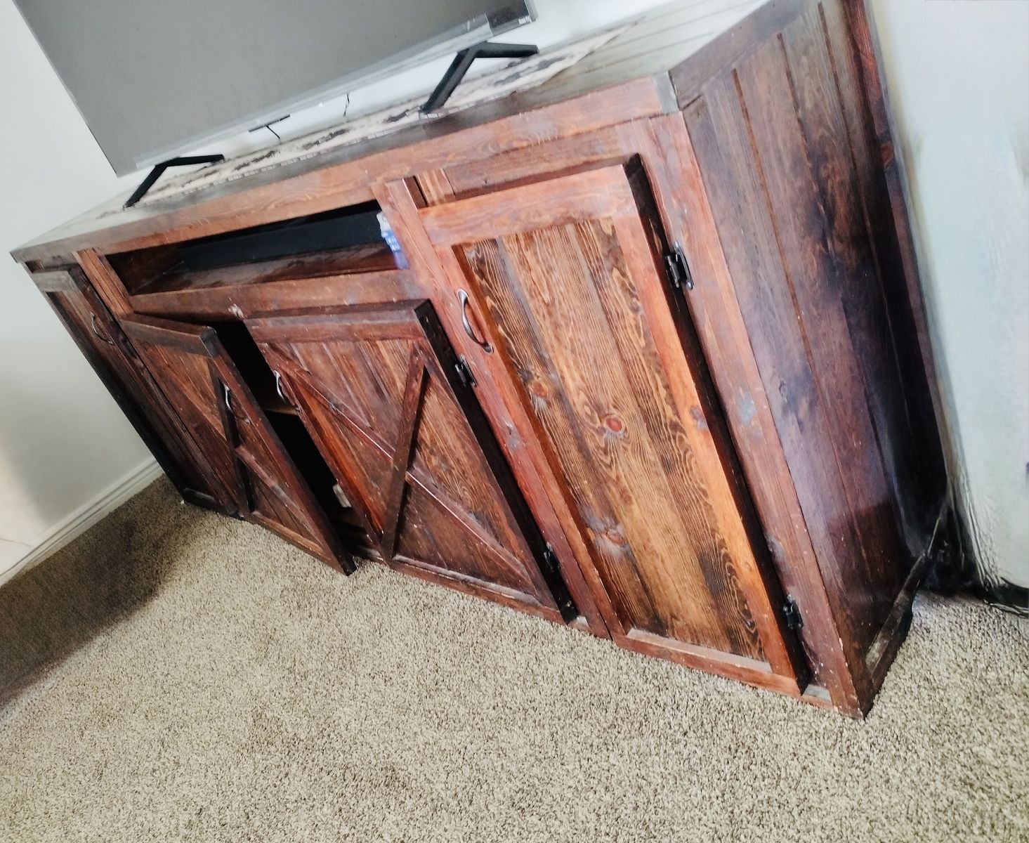 Heavy Wood Entertainment Center