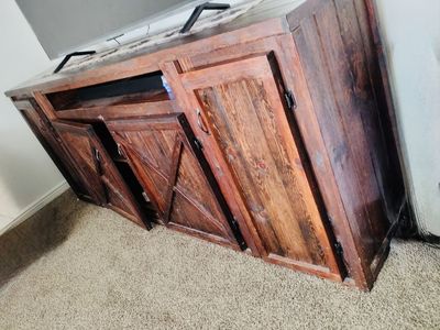 Heavy Wood Entertainment Center