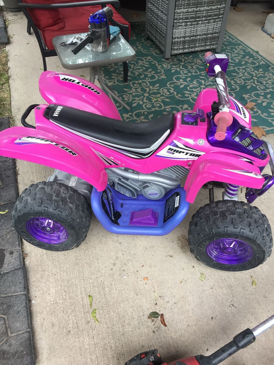 Yamaha Kids 12 Volt Battery ATV Raptor