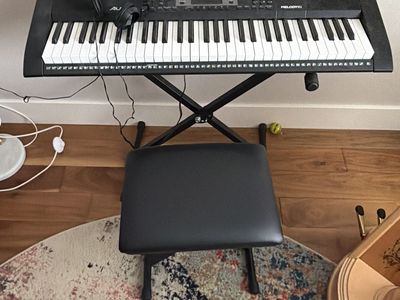 Electric Piano With Seat, Stand