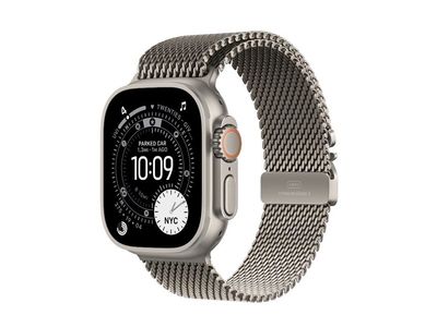 Apple Watch Ultra 3 Titanium Milanese Loop Band