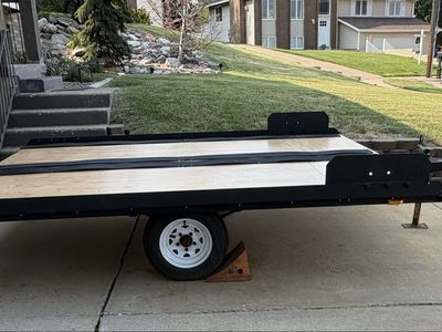 8’x10’ Tilt snowmobile/utility trailer