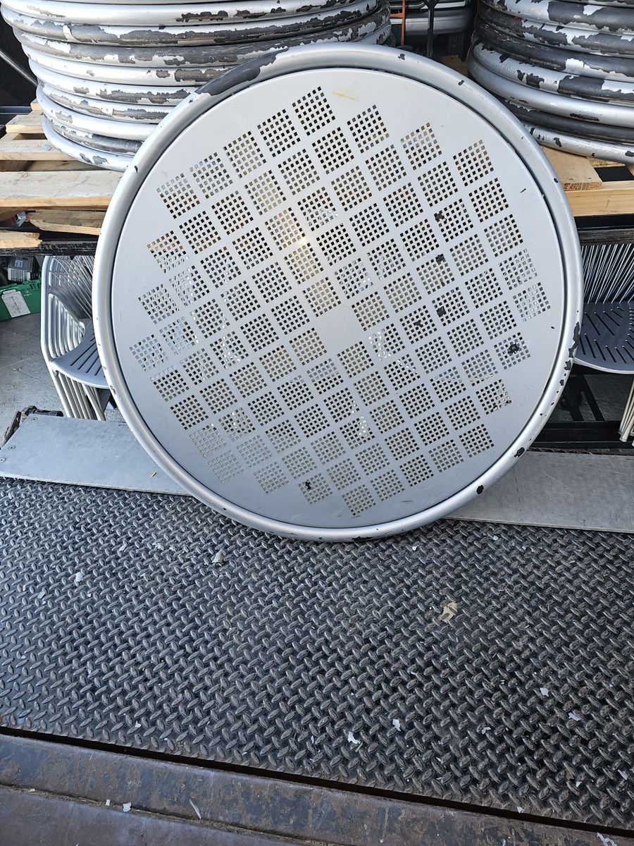 Metal Tables Round 36" and 42" with Base $25 Ea