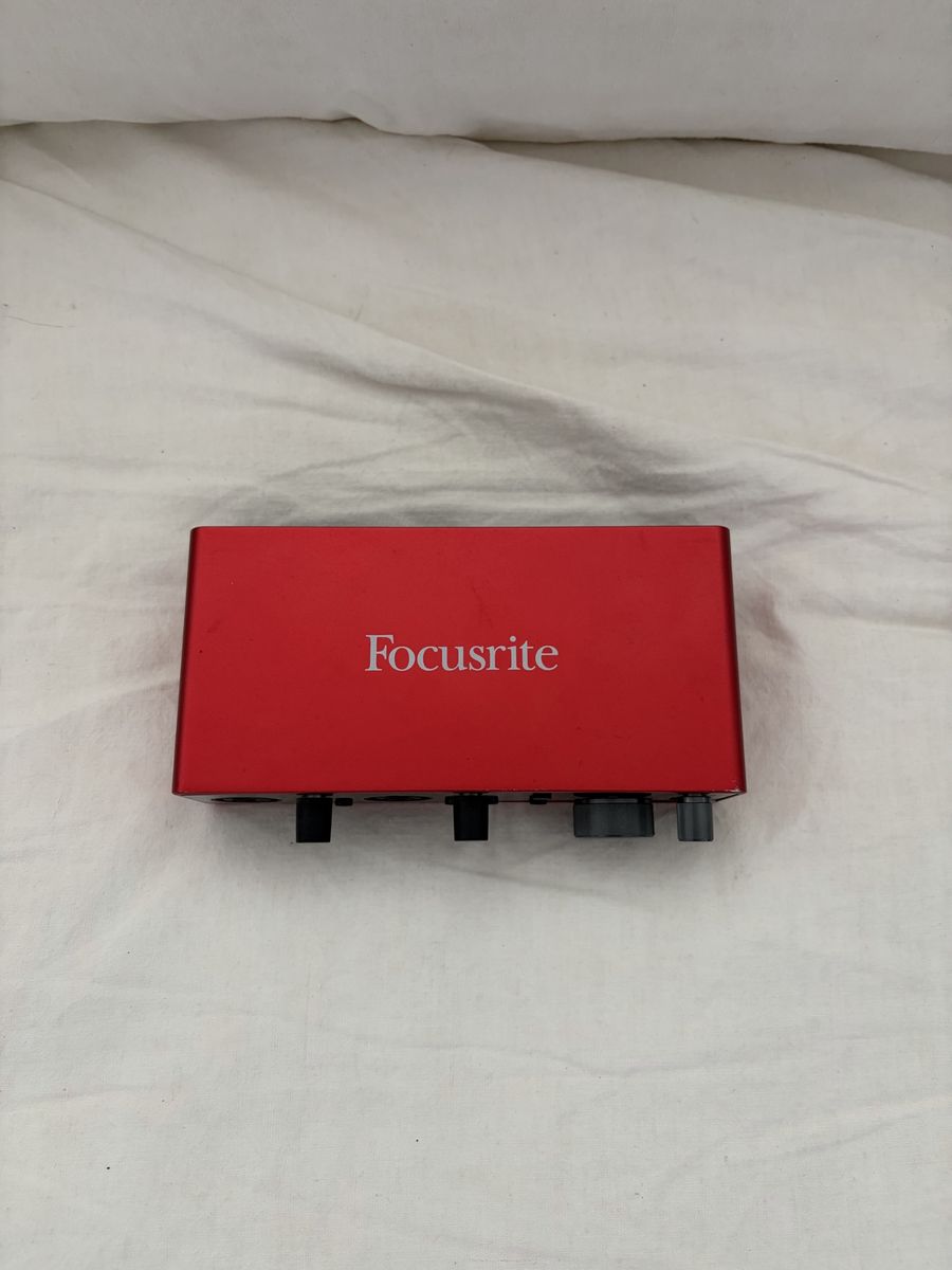 Focusrite Scarlett 2i2 USB Audio Interface - Red, 3rd Gen