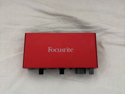 Focusrite Scarlett 2i2 USB Audio Interface - Red, 3rd Gen