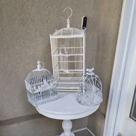 Bird Cages - Set of 3 Assorted Sizes