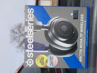 PS5 guitar and headphones