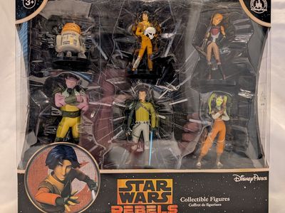 Disney Parks Exclusive Star Wars Rebels 6-Piece Figure Set - Brand New Sealed!