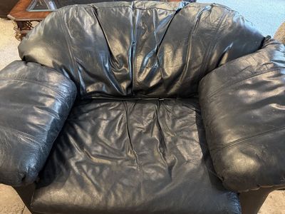 Large Leather Comfortable Chair