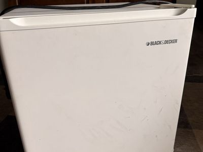 Black & Decker Compact Mini Fridge White - Perfect for Dorms, Office, or Extra Storage