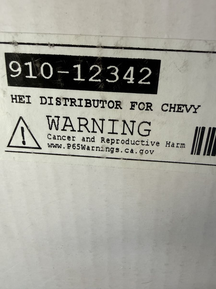 910-12342 HEI Distributor for Chevy - New, Performance Ignition System