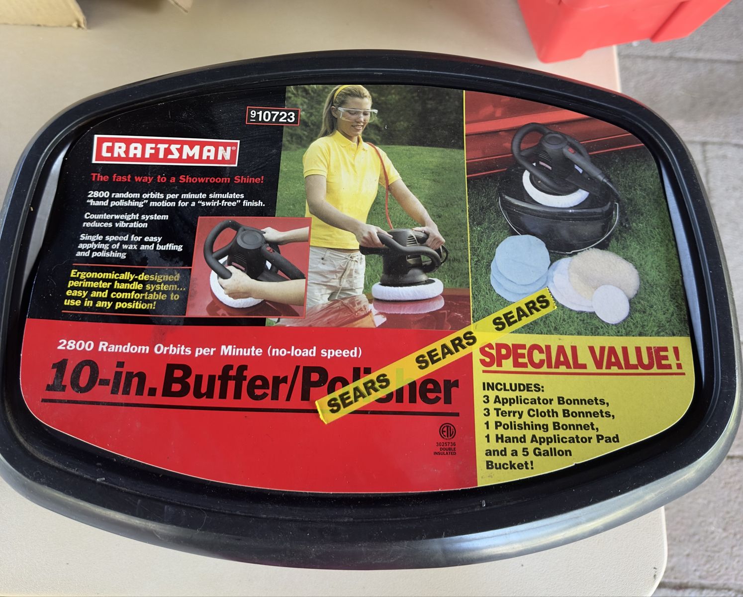 Craftsman 10” Car Buffer Polisher
