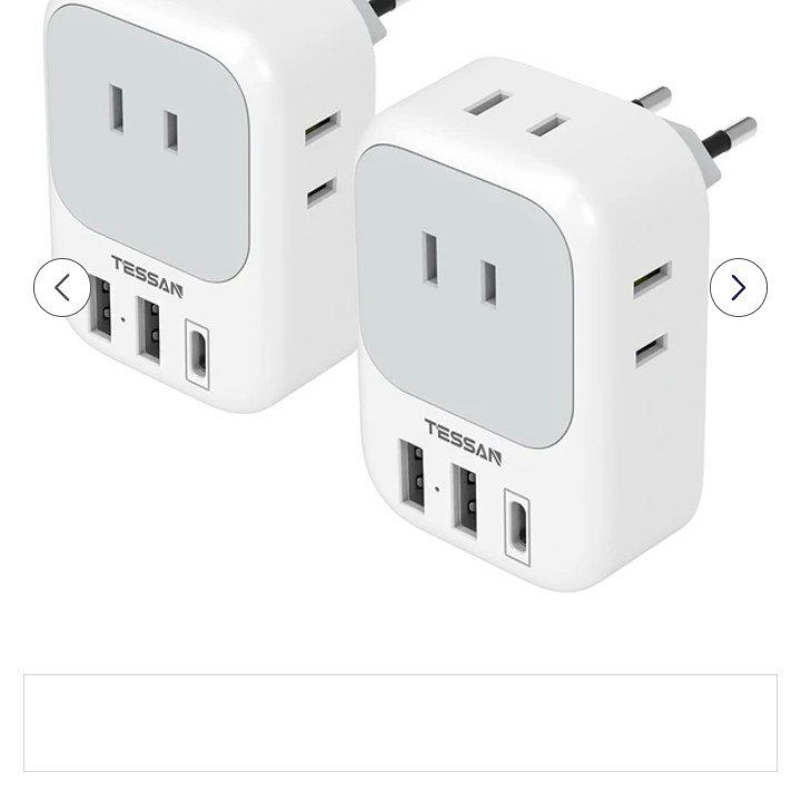 tessan type c travel adaptor