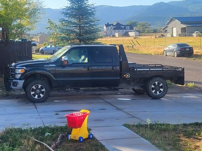 2012 Ford F-250 Super Duty 4x4 Flatbed Truck - Gas 6.3 235k Miles