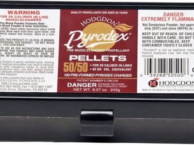 Hodgdon Pyrodex Pellets 50/50 50 Caliber Muzzleloading Propellant