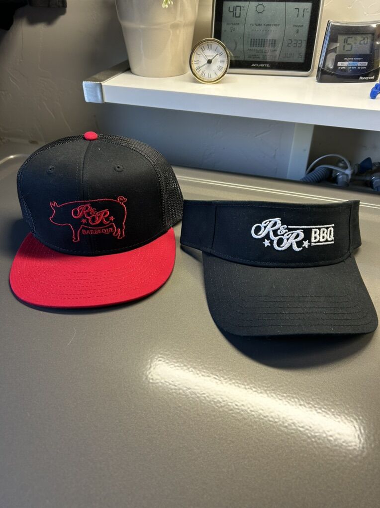 R&R Barbecue Baseball Hat And Visor