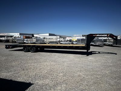 2026 RawMaxx 8.5X32 OrangeX Single Wheel Gooseneck