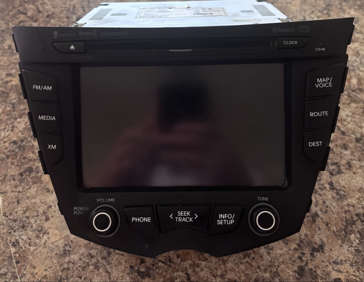 Factory Radio for 2015 Hyundai or Kia used pulled from daughters car. Works perfect to good to throw away. See pics for details.