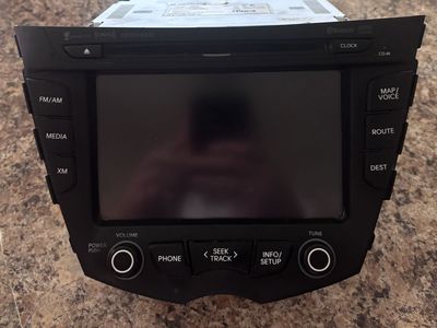 Factory Radio for 2015 Hyundai or Kia used pulled from daughters car. Works perfect to good to throw away. See pics for details.