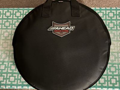 Ahead Armor Cases AA6022 Cymbal Carrying Bag 22” Diameter w/8 Cymbal Capacity & Added Dividers