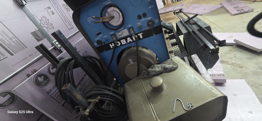 one bad ass old-school HD hobart mobile welder.