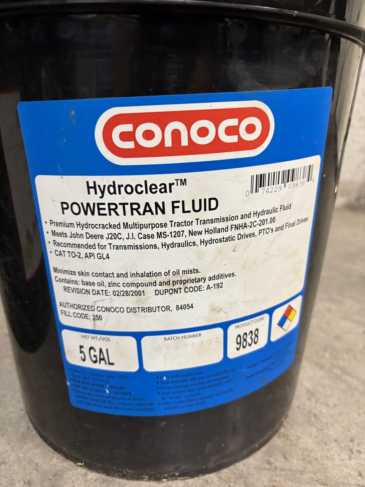 Powertran Tractor Hydraulic Fluid