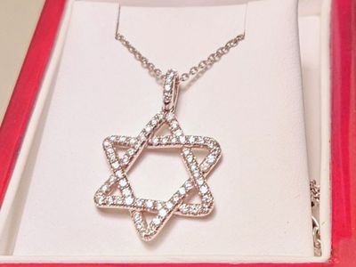 Diamond encrusted Star of David $2,250 OBO
