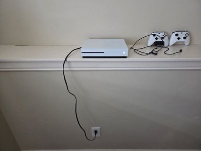 Microsoft Xbox One S 500GB Gaming Console with 2 Controllers & Power Cable