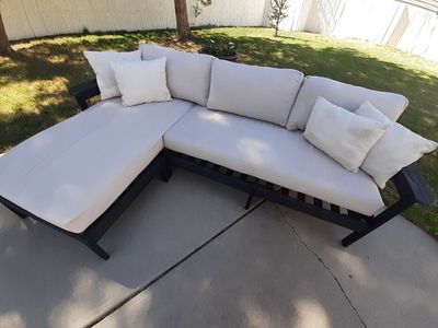 85" William Sanoma Patio couch w/cover