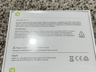 AirPods pro 3 (3rd gen) apple