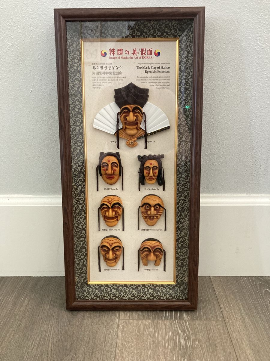 Traditional Korean Mask Frame 