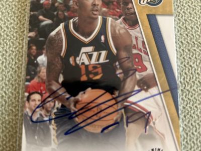 2011 Raja Bell Autographed Utah Jazz Panini NBA Season Update Basketball Card - Hand Signed Collectible