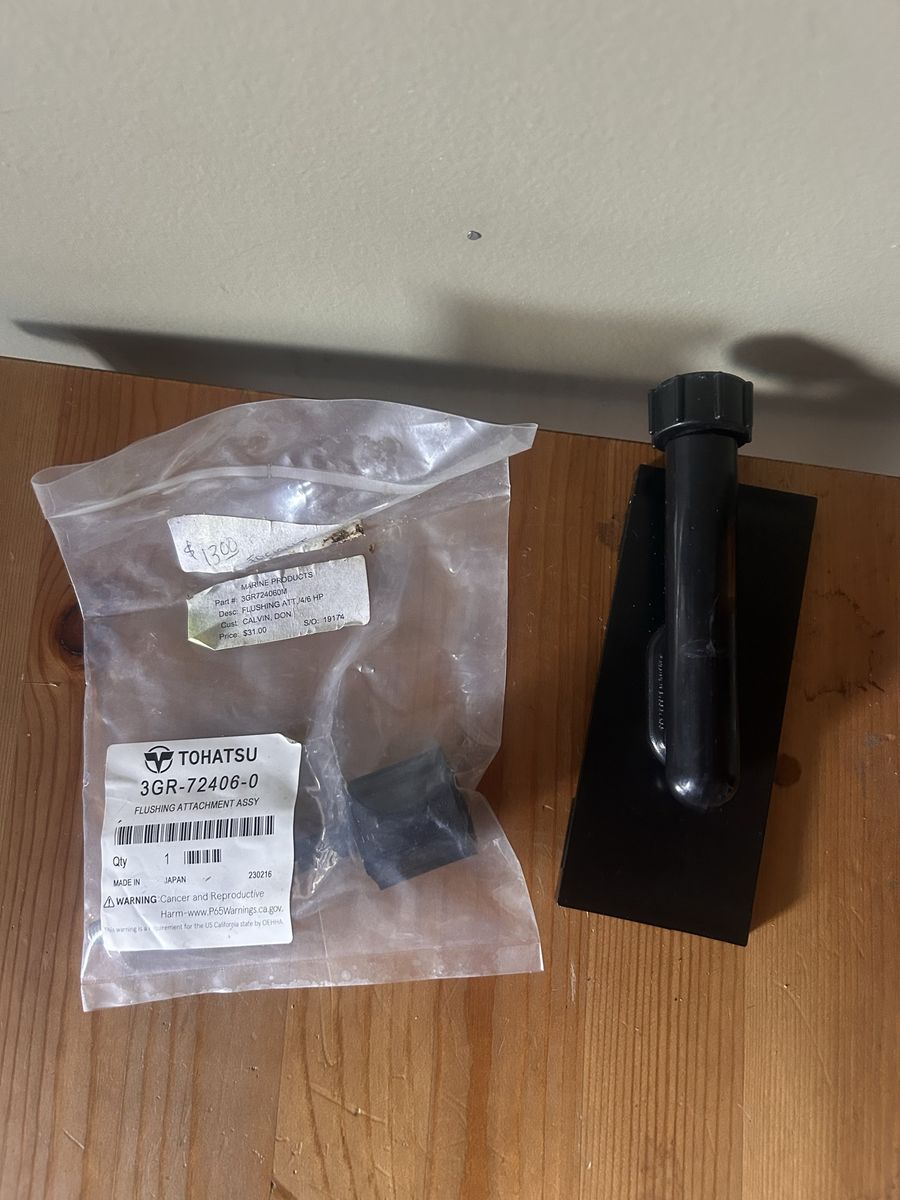 Tohatsu 4-6hp flushing attachments