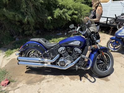 Indian Scout Icon, Blue, Low Miles, Excellent Condition 2023