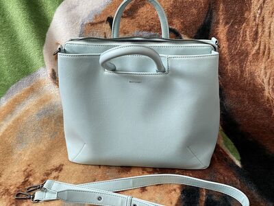 Matt & Nat Light Blue Satchel Bag