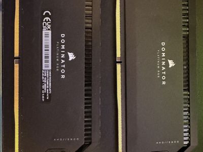 Corsair Dominator Platnium 32gb DDR5