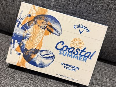 Callaway Chrome Tour Truvis Coastal Summer Limited Edition Golf Balls 1 Dozen