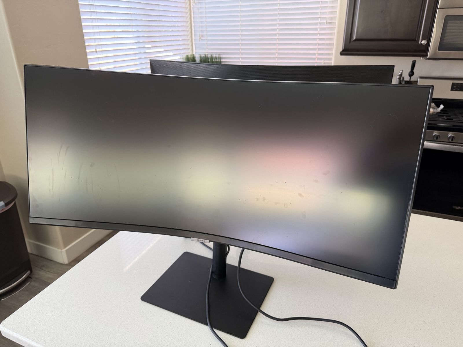 Samsung 34” Ultrawide Curved Monitor - $175