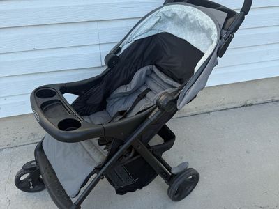 Graco Single Baby Stroller with Sun Canopy & Tray