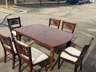 Red Mahogany Dining Table