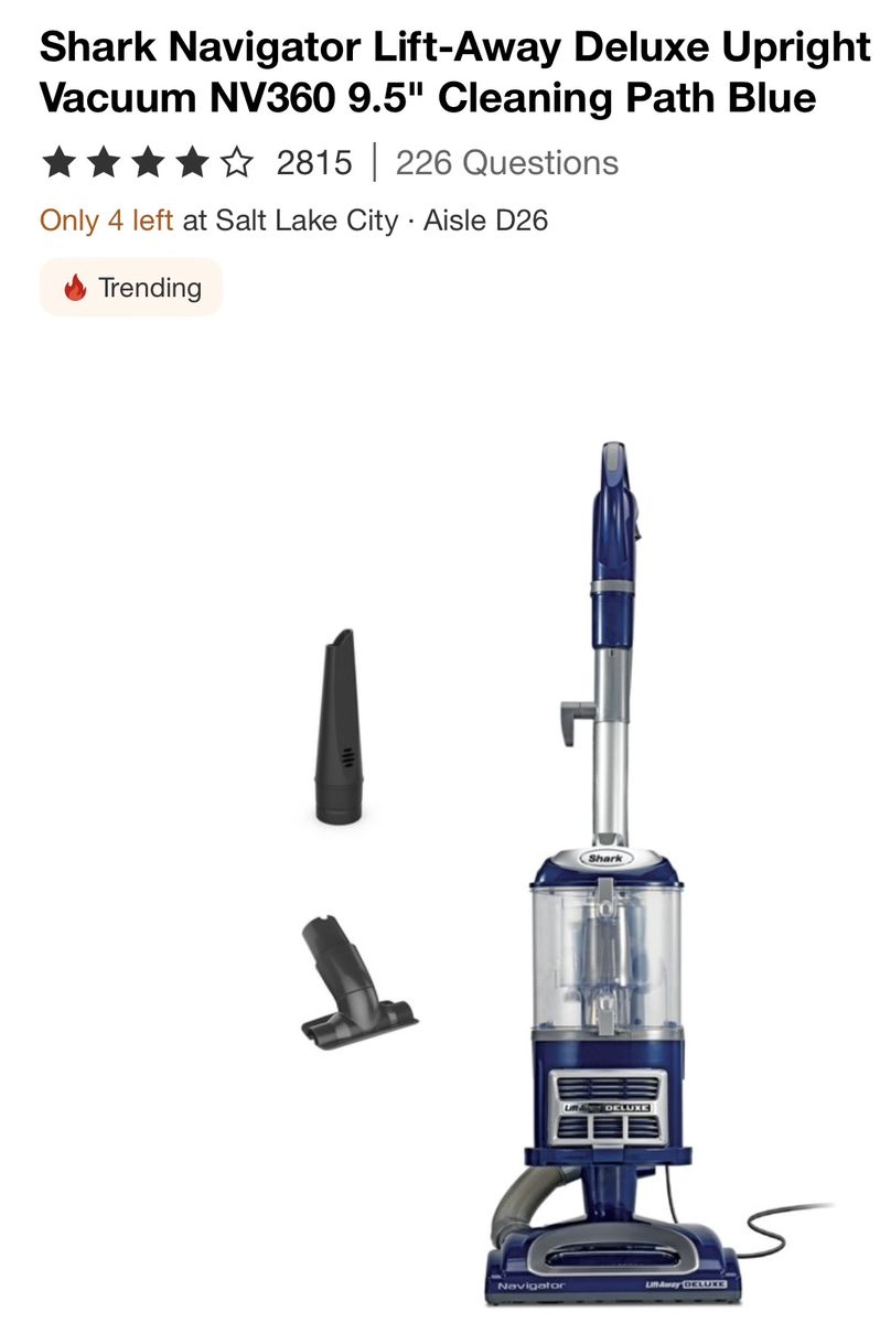 New - Shark Navigator Vacuum