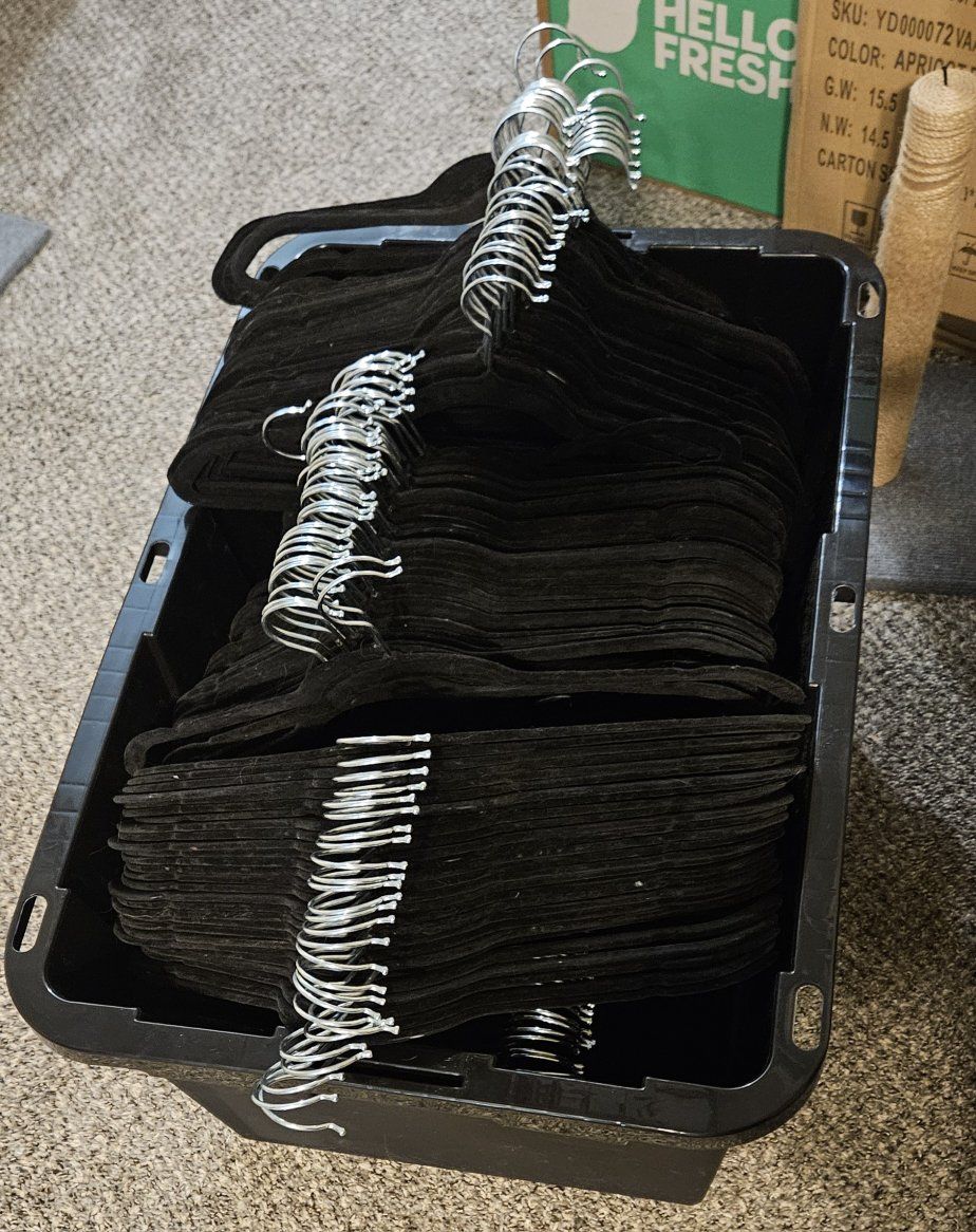 Black Felt Hangers OVER 200!