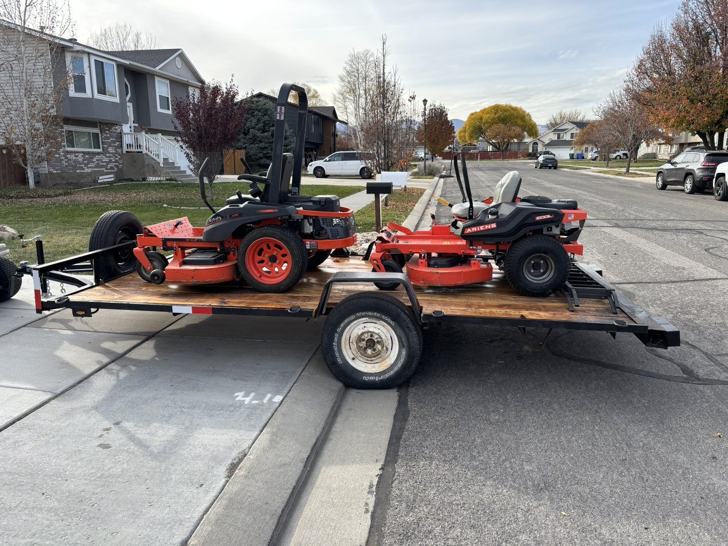 flat bed trailer
